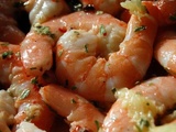 Crevettes marinées