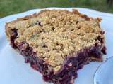 Crumble aux myrtilles