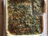 Quiche pour fanes de carottes