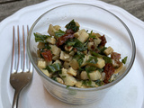 Salade artichaut, roquette & tomates séchées