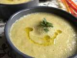 Soupe froide melon & concombre