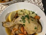 Tajine de poulet olives & oignons confits