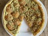 Tarte aux abricots et au basilic