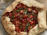 Tarte rustique aux tomates cerises