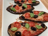 Tranches d’aubergines façon pizzas