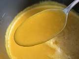 Velouté de potimarron au kiri