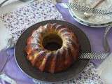 Bundt cake poire amande pépites de chocolat