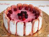 Charlotte aux fruits rouges et fromage blanc