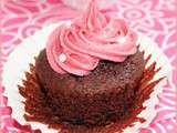 Cupcakes choco fraises et Squires Kitchen