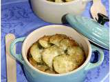 Gratin boeuf courgettes en cocotte