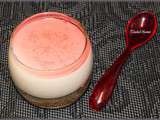 Pannacotta au sirop pomme d'amour