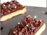 Tarte gourmande amande tonka chocolat