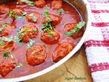 Boulettes de dinde en sauce coriandre et chipotle