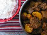 Curry moghol au boeuf et aux navets