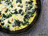 Frittata au kale, poulet et pommes de terre