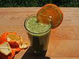 Smoothie orange pissenlit, tout doux