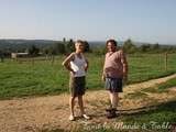 Balade du dimanche à la ferme Mougin de Bavans... le bonheur est dans le pré ... avant d'être dans l'assiette