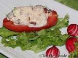 Tomates farcies au crabe tourteau