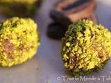 Truffes chocolat noir citron gingembre