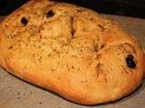 Fougasse aux tomates séchées