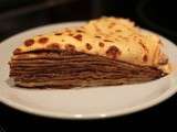 Gâteau de crêpes au chocolat