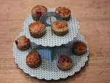 Muffins aux framboises et au chocolat blanc