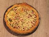 Quiche aux petits pois