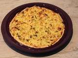 Quiche poireaux chou-feur curry