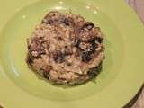 Risotto aux champignons de Paris et huile de truffe