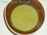 Soupe de fane de radis