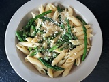 Penne aux asperges - pasta agli asparagi