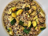 Trio de quinoa aux courgettes façon risotto