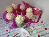 Concours : Cake Pops Citron - Framboises, nappage chocolat blanc