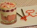 Verrine à la framboise façon tiramisu