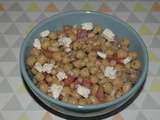 Salade de pois chiches et haricots blancs