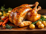 Poulet Rôti au Four : Temps de Cuisson et Astuces