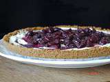 Tarte aux cerises façon cheesecake