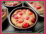 Clafoutis chocolat / fraise