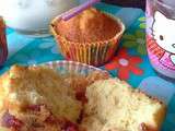 Muffins aux cerises confites