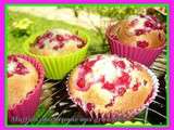 Muffins mascarpone aux groseilles