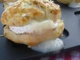 Scones au chevre et aux herbes