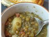 Soupe de lentilles aux lardons / Cookéo