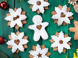 Biscuits de Noël fourrés au caramel