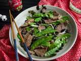 Boeuf sauté aux haricots noirs