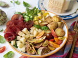 Buddha bowl bresaola, mela et Valtellina Casera aop