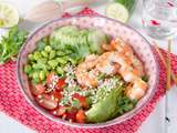 Buddha bowl crevettes sarrasin