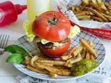 Burger de tomate {recette légère et délicieuse !}