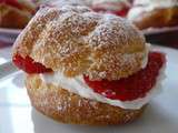 Choux chantilly et fraises - Turbigo-Gourmandises.fr