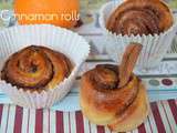 Cinnamon rolls {brioche roulée à la cannelle}