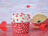 Cupcakes chocolat blanc cerises amarena { Saint Valentin }